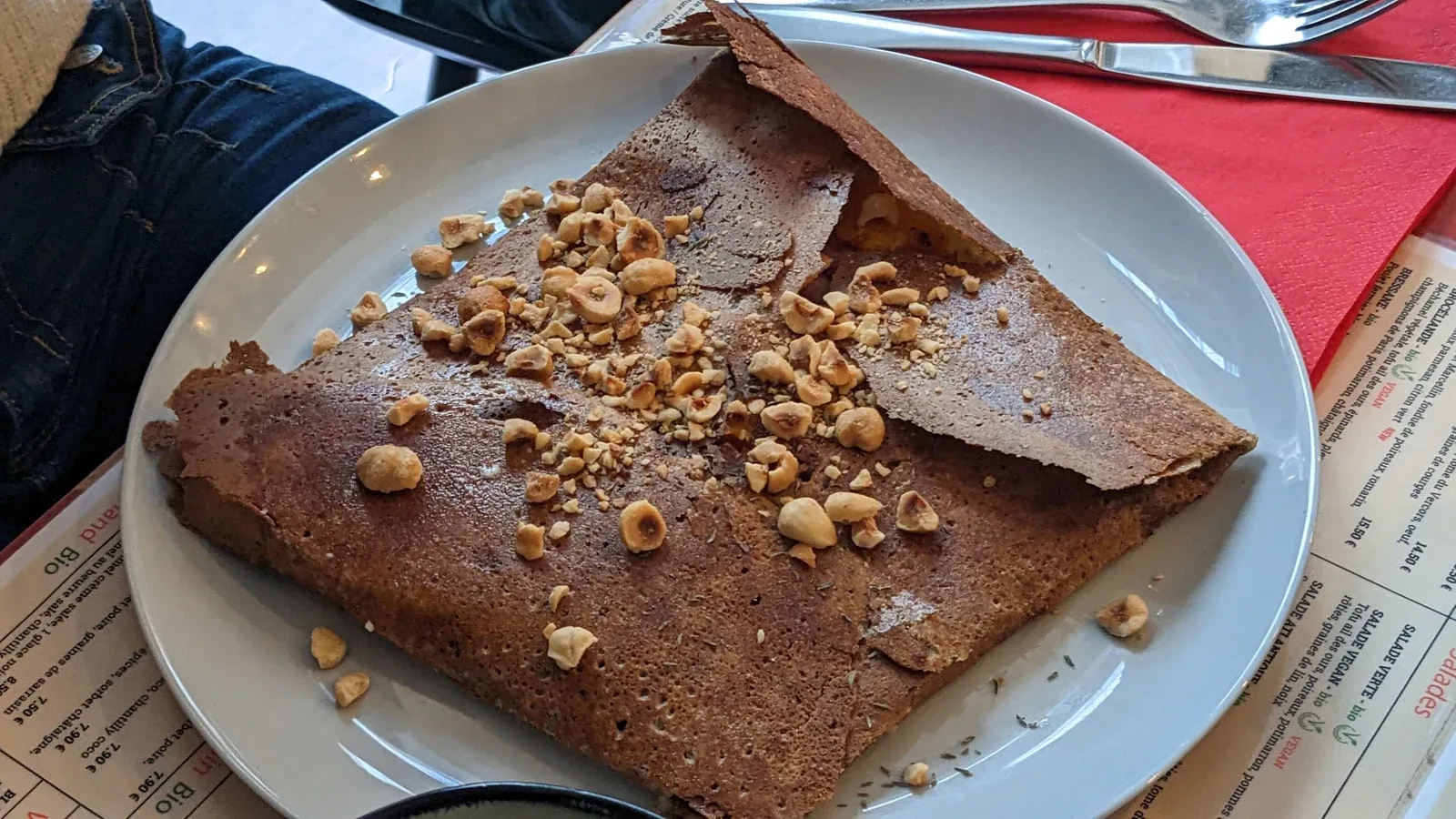 A crêpe, Grenoble, March 2023